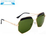 Ochelari de soare Matteo Ferari, UV400, Lentilă verde, MFJH-060G