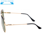 Ochelari de soare Matteo Ferari, UV400, Lentilă verde, MFJH-060G