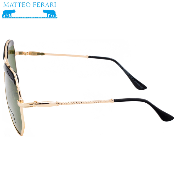 Ochelari de soare Matteo Ferari, UV400, Lentilă verde, MFJH-060G