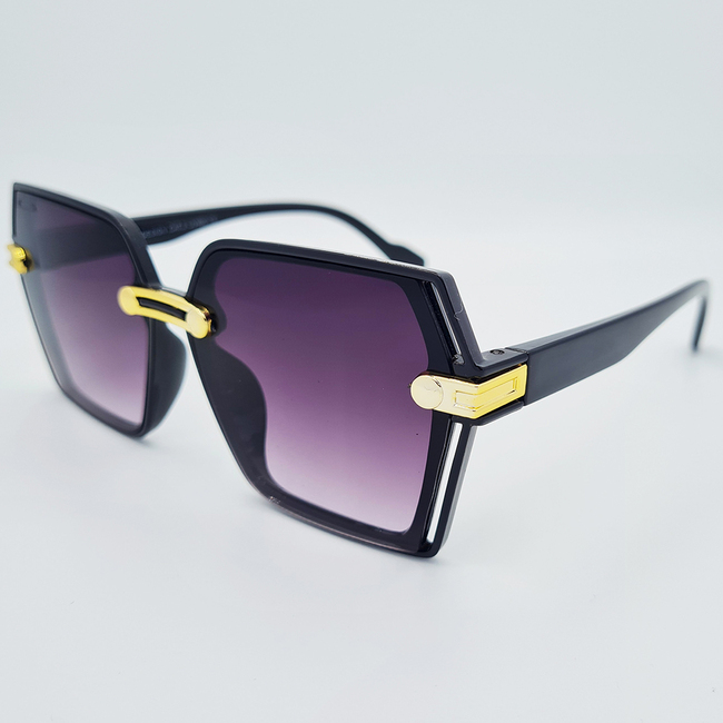 Ochelari de soare pentru Femei, Matteo Ferari, UV400, Ramă Neagră, MFJH-139BK