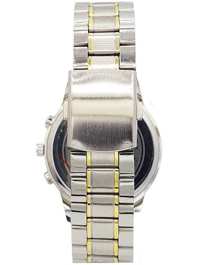 Ceas bărbătesc casual cu ecran alb Ulysses WM005BKSG