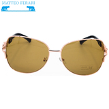 Ochelari de soare Matteo Ferari, Bărbătești, UV400, Maro, MFJH-064BR