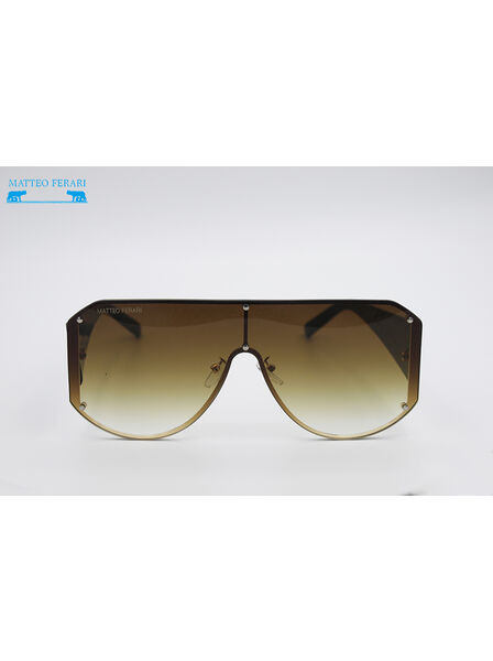 Ochelari de soare Unisex, Matteo Ferari, UV400, Maro, MFJH-072BR