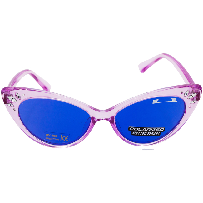 Ochelari de soare pentru Femei, Blue Cat eye, UV400, MFJH-004BL