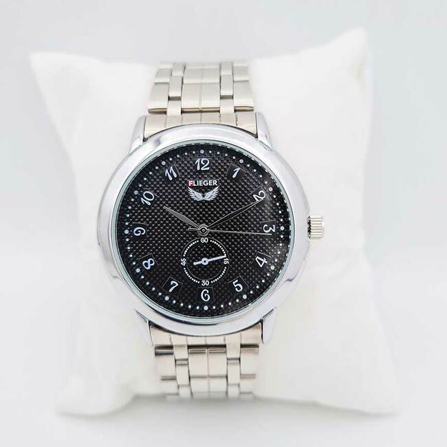 Ceas bărbătesc Flieger casual argintiu WM004BKSG