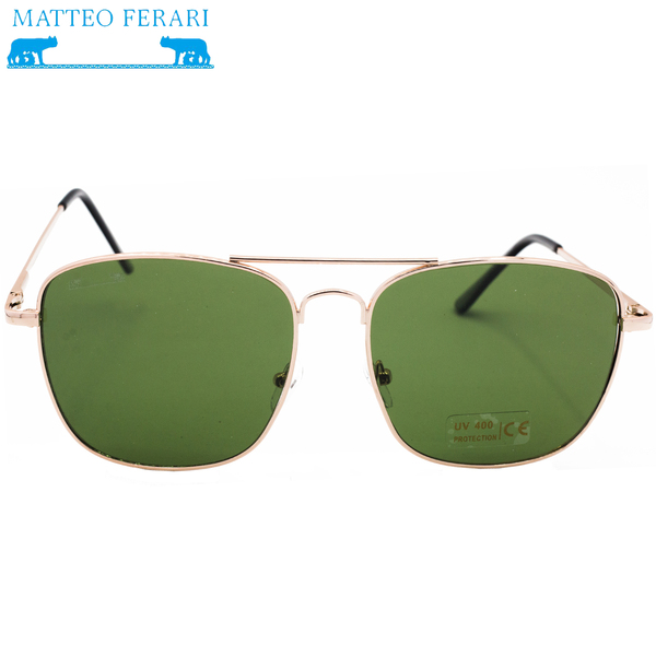 Ochelari de soare Bărbătești, Matteo Ferari, UV400, Pilot Rectangular, MFJH-040GR