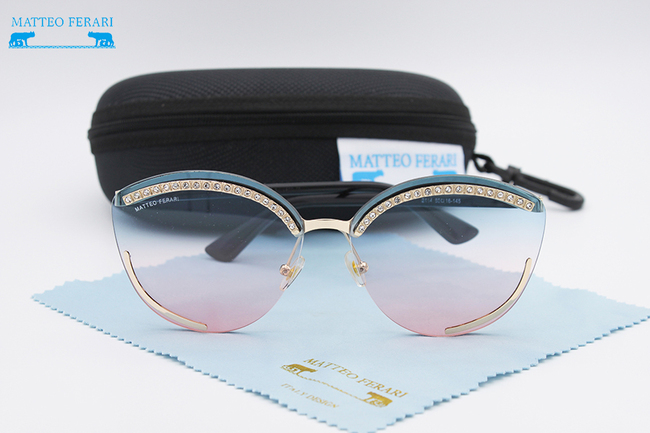 Ochelari de soare Matteo Ferari, pentru Femei, UV400, Pink, MFJH-078PK