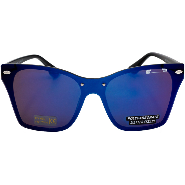 Ochelari de soare pentru Femei, ramă oglindă, Albastru, UV400, MFJH-010BL