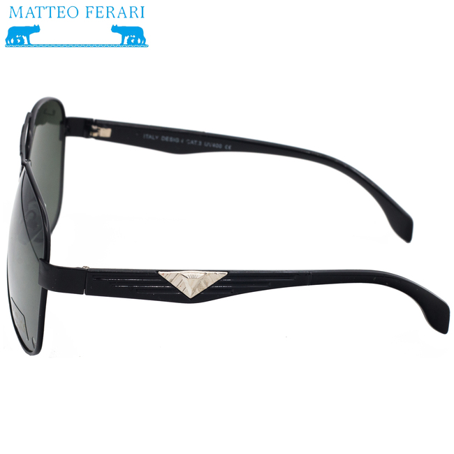 Ochelari de soare Bărbătești, Matteo Ferari, UV400, MFJH-053BK