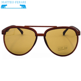 Ochelari de soare pentru Bărbați, Matteo Ferari, Maro, UV400, MFJH-023BR