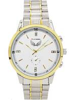 Ceas bărbătesc casual cu ecran alb Ulysses WM005BKSG