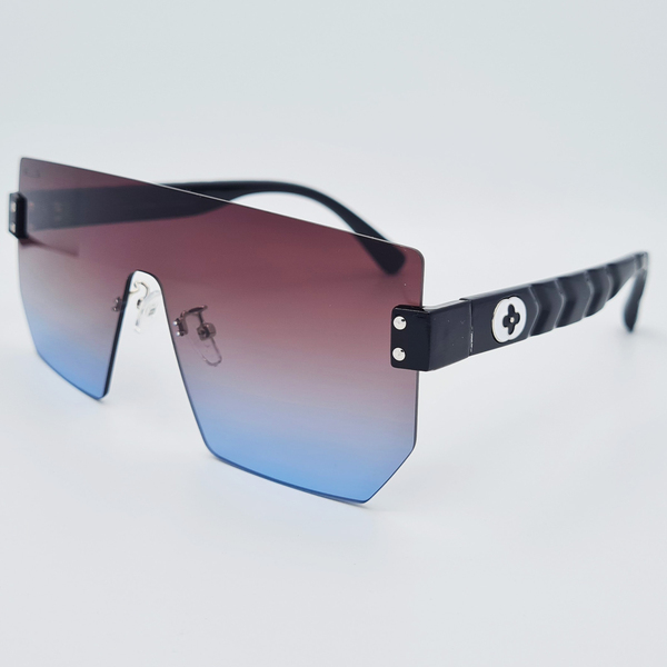 Ochelari albaștri Bărbătești, Matteo Ferari, Over sized, UV400, MFJH-101BK