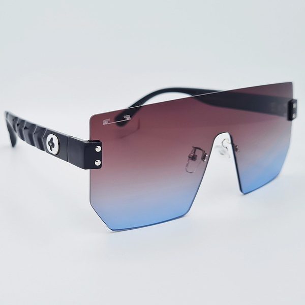 Ochelari albaștri Bărbătești, Matteo Ferari, Over sized, UV400, MFJH-101BK