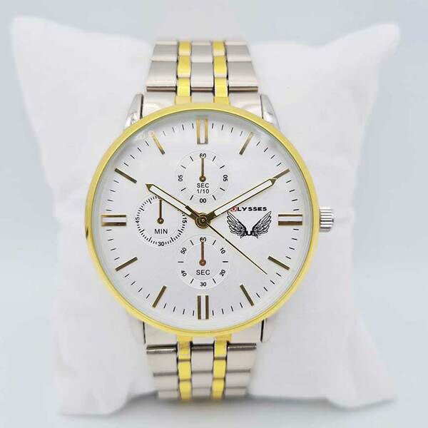 Ceas bărbătesc ulysses bicolor cu ecran alb WM008WTSG