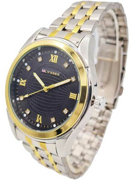 Ceas bărbătesc bicolor Ulysses cu ecran negru WM012BKSG