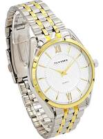 Ceas bărbătesc bicolor cu ecran alb Ulysses WM009WTSG