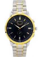 Ceas bărbătesc bicolor cu ecran negru Ulysses WM010BKSG