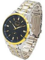 Ceas bărbătesc bicolor cu ecran negru Ulysses WM010BKSG