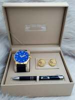 Set bărbătesc Cadou Matteo Ferari, Ceas, Butoni si pix metalic MF030B110G