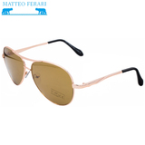 Ochelari de soare stil Aviator, Bărbătești, Matteo Ferari, Maro, UV400, MFJH-050BR