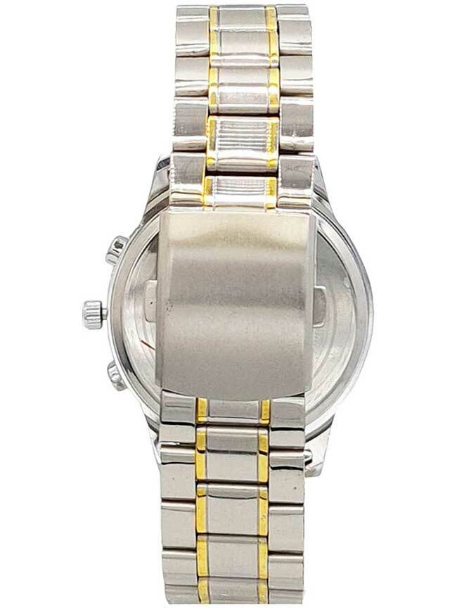 Ceas bărbătesc bicolor cu ecran negru Ulysses WM010BKSG