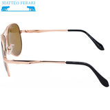 Ochelari de soare stil Aviator, Bărbătești, Matteo Ferari, Maro, UV400, MFJH-050BR