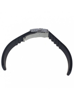 Curea de ceas din silicon cu deployant, Negru, 22mm CC10SIL