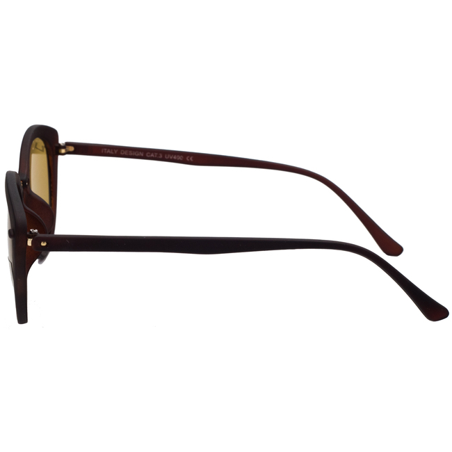 Ochelari de soare pentru Femei, Matteo Ferari, Cat eye, Maro, MFJH-027BR