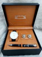 Set bărbătesc Cadou Matteo Ferari, Ceas, Butoni si pix metalic MF037B110G