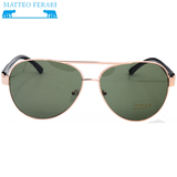 Ochelari de soare Bărbătești, UV400, Matteo Ferari, Rama aurie, MFJH-052G