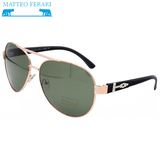 Ochelari de soare Bărbătești, UV400, Matteo Ferari, Rama aurie, MFJH-052G