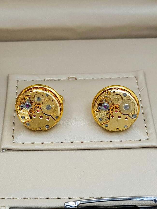 Set bărbătesc Cadou Matteo Ferari, Ceas, Butoni si pix metalic MF032B110G