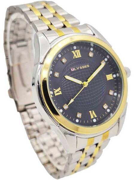 Ceas bărbătesc bicolor Ulysses cu ecran negru WM012BKSG