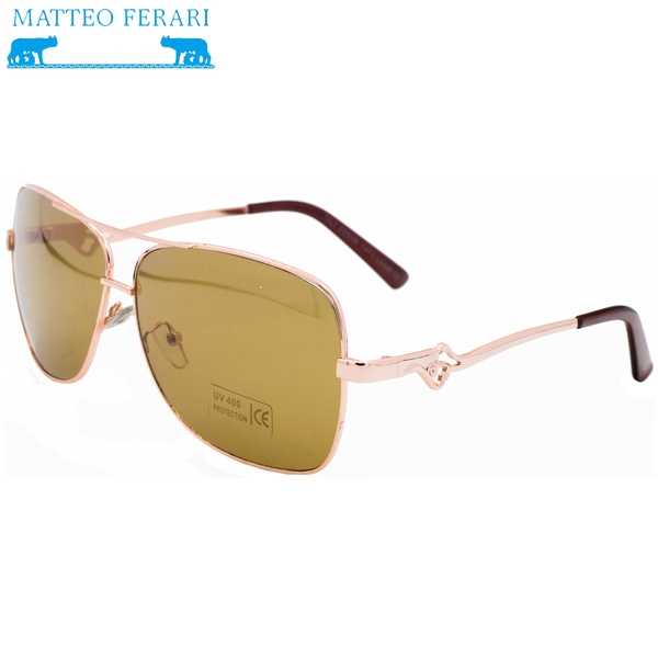 Ochelari de soare Bărbătești, Matteo Ferari, UV400, Maro, MFJH-063BR