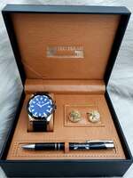 Set bărbătesc Cadou Matteo Ferari, Ceas, Butoni si pix metalic MF033B110G