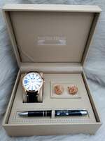 Set bărbătesc Cadou Matteo Ferari, Ceas, Butoni si pix metalic MF034B110G