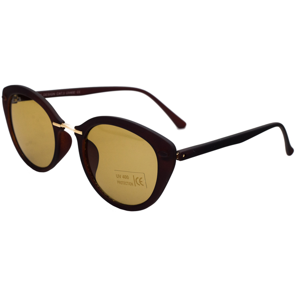 Ochelari de soare pentru Femei, Matteo Ferari, Cat eye, Maro, MFJH-027BR