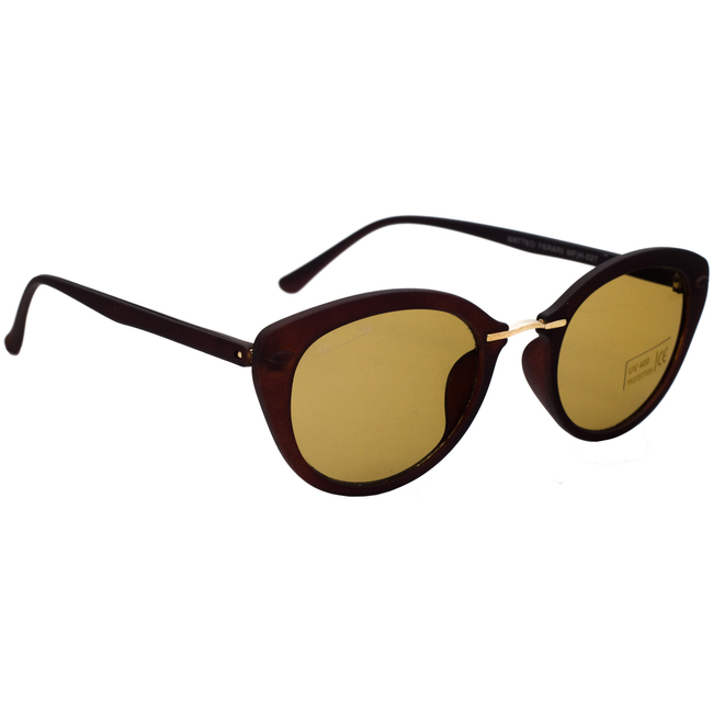 Ochelari de soare pentru Femei, Matteo Ferari, Cat eye, Maro, MFJH-027BR