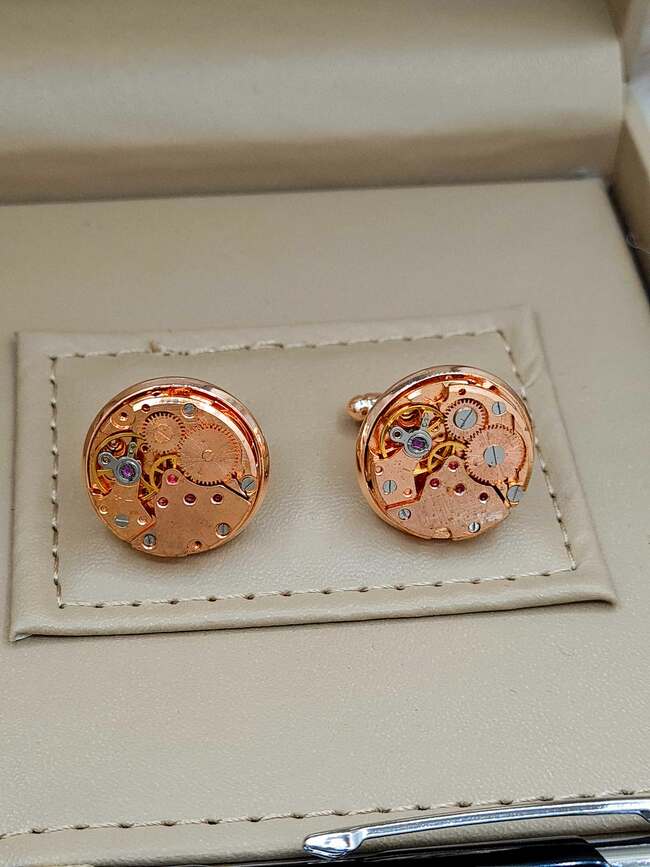 Set bărbătesc Cadou Matteo Ferari, Ceas, Butoni si pix metalic MF035B110G