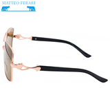 Ochelari de soare Bărbătești, Matteo Ferari, UV400, Maro, MFJH-061BR