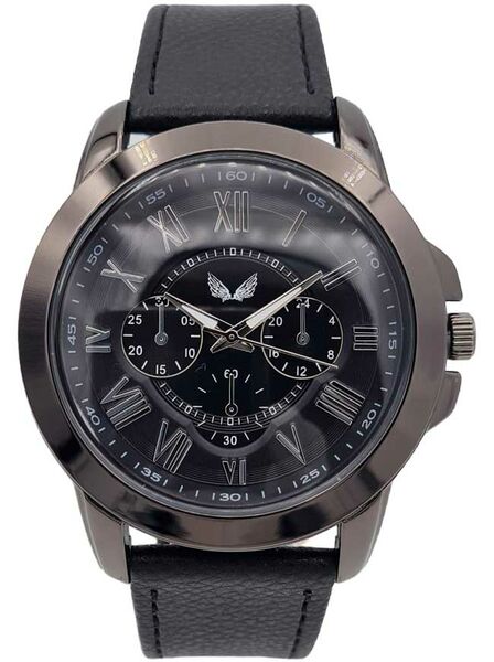 Ceas bărbătesc Ulysses quartz curea piele WM018BKBK