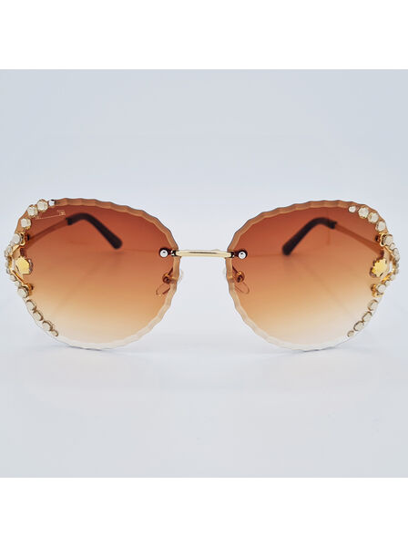 Ochelari de soare pentru Femei, Matteo Ferari, UV400, Maro, MFJH-117BR