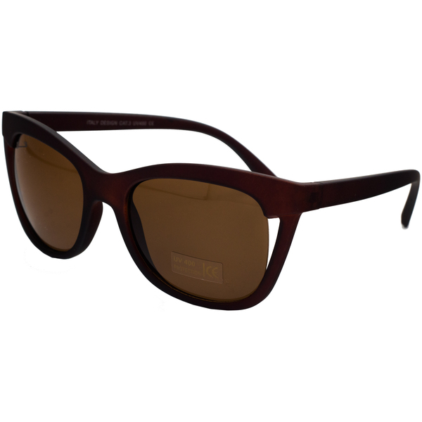 Ochelari de soare pentru Femei, Matteo Ferari, Rectangulari, UV400, Maro, MFJH-029BR