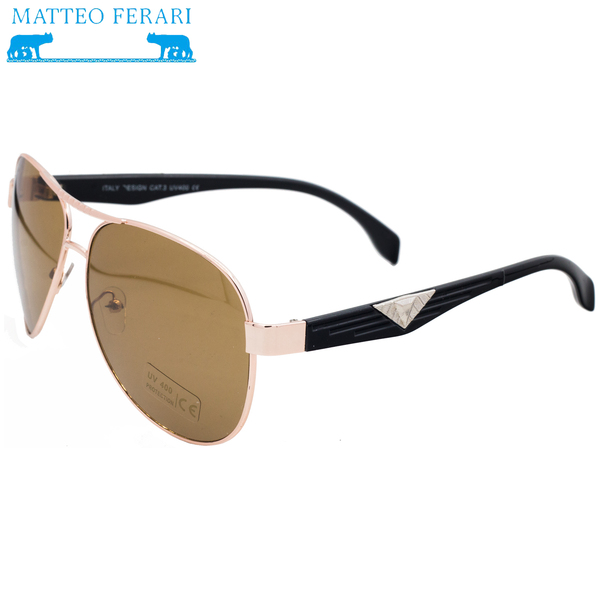 Ochelari de soare Matteo Ferari Bărbătești, UV400, MFJH-053BR