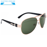 Ochelari de soare Bărbătești, UV400, Matteo Ferari, Rama aurie, MFJH-052G