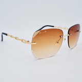 Ochelari de soare maro pentru Femei, Matteo Ferari, UV400, MFJH-114BR