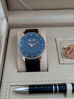 Set bărbătesc Cadou Matteo Ferari, Ceas, Butoni si pix metalic MF038B110G