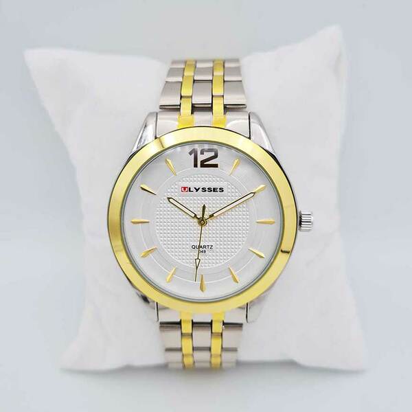 Ceas bărbătesc quartz cu ecran alb Ulysses WM015WTSG