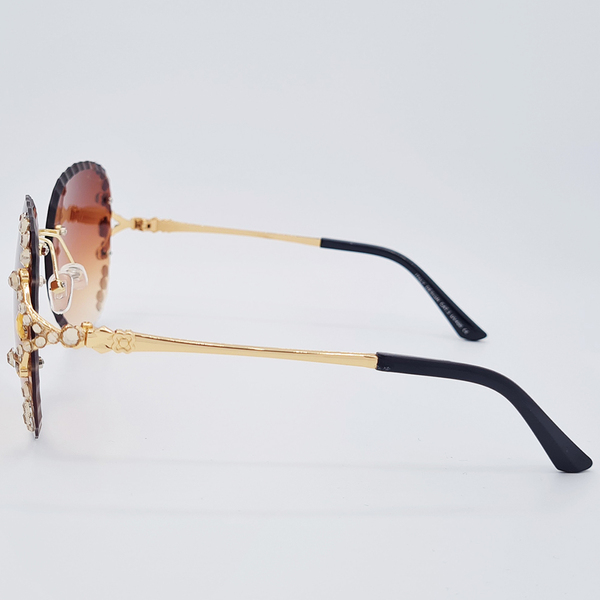 Ochelari de soare maro pentru Femei, Matteo Ferari, UV400, MFJH-114BR