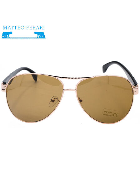 Ochelari de soare Matteo Ferari Bărbătești, UV400, MFJH-053BR